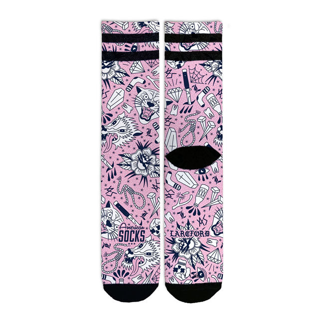 American Socks Signature Troublemaker Socks Double Black Striped