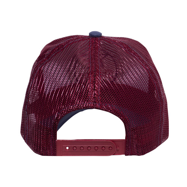 King Kerosin Trucker Cap Shining Grey / Red / Black