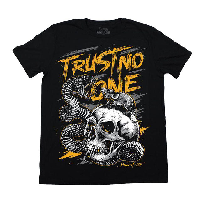 Down-N-Out Trust No One T-Shirt Black