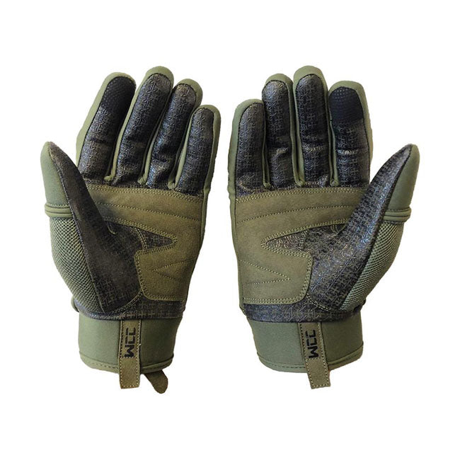 West Coast Choppers Statement Neoprene Gloves Olive Green