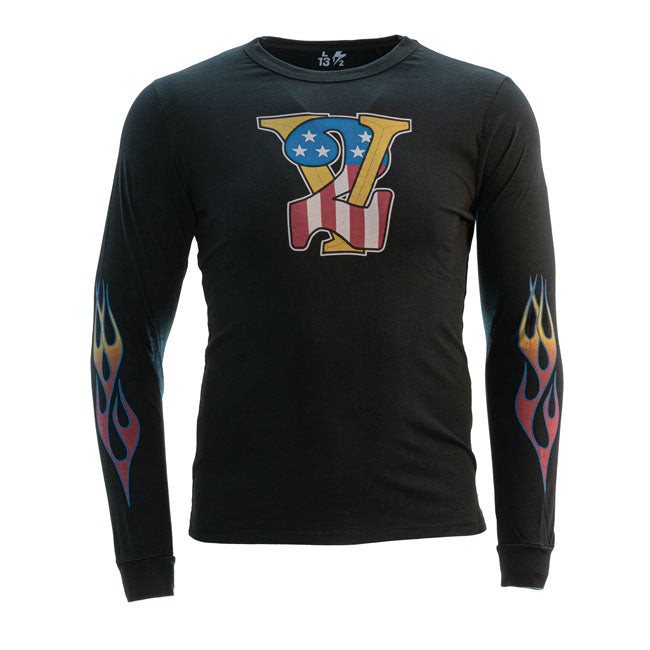 13 And A Half Magazine V2 Long Sleeves T-Shirt Black