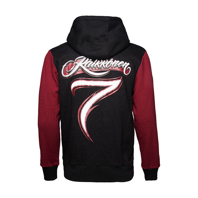 West Coast Choppers Kimi Script Logo Hoodie Burgundy Red / Black