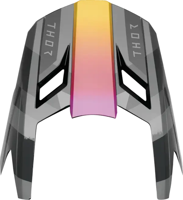 Thor Fleet Helmet Peak Kit Black / Magenta - FREE UK Shipping, FREE 365 Day Returns | Moto Central