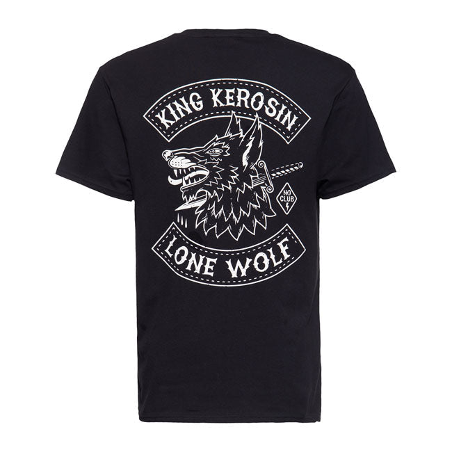 King Kerosin Lone Wolf T-Shirt Black