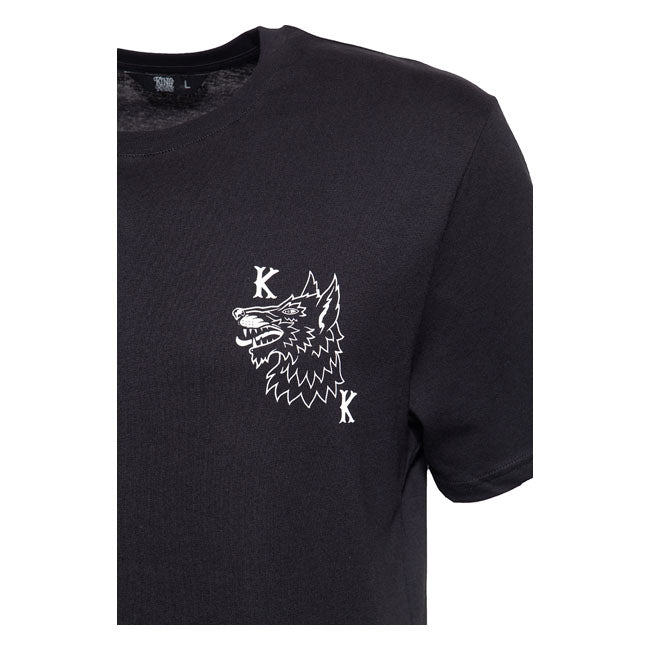 King Kerosin Lone Wolf T-Shirt Black