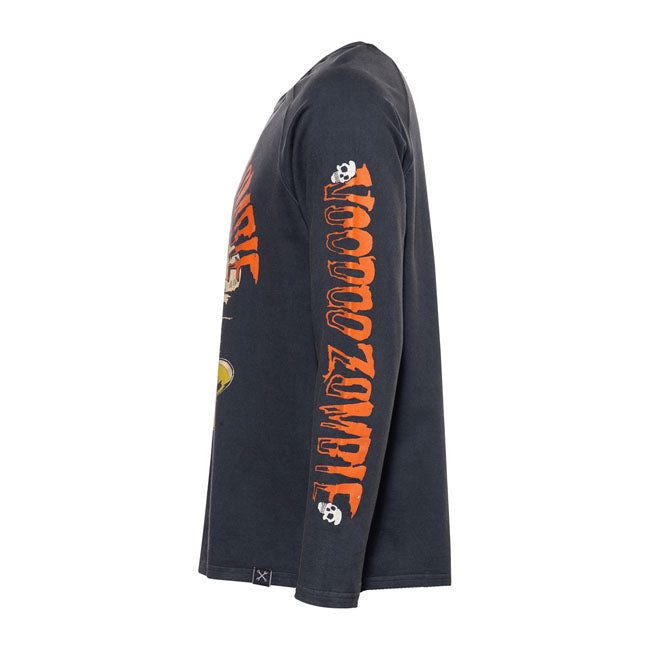 King Kerosin Voodoo Zombie Long Sleeves T-Shirt Black