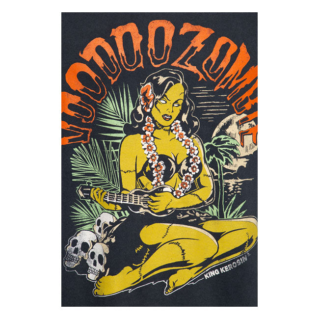 King Kerosin Voodoo Zombie Long Sleeves T-Shirt Black