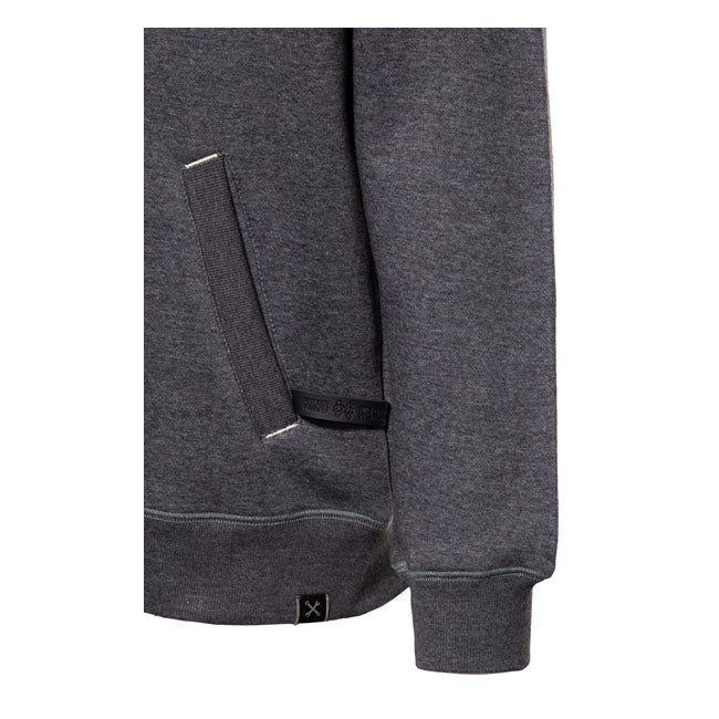 King Kerosin Pegasus Zip Hoodie Steel Grey