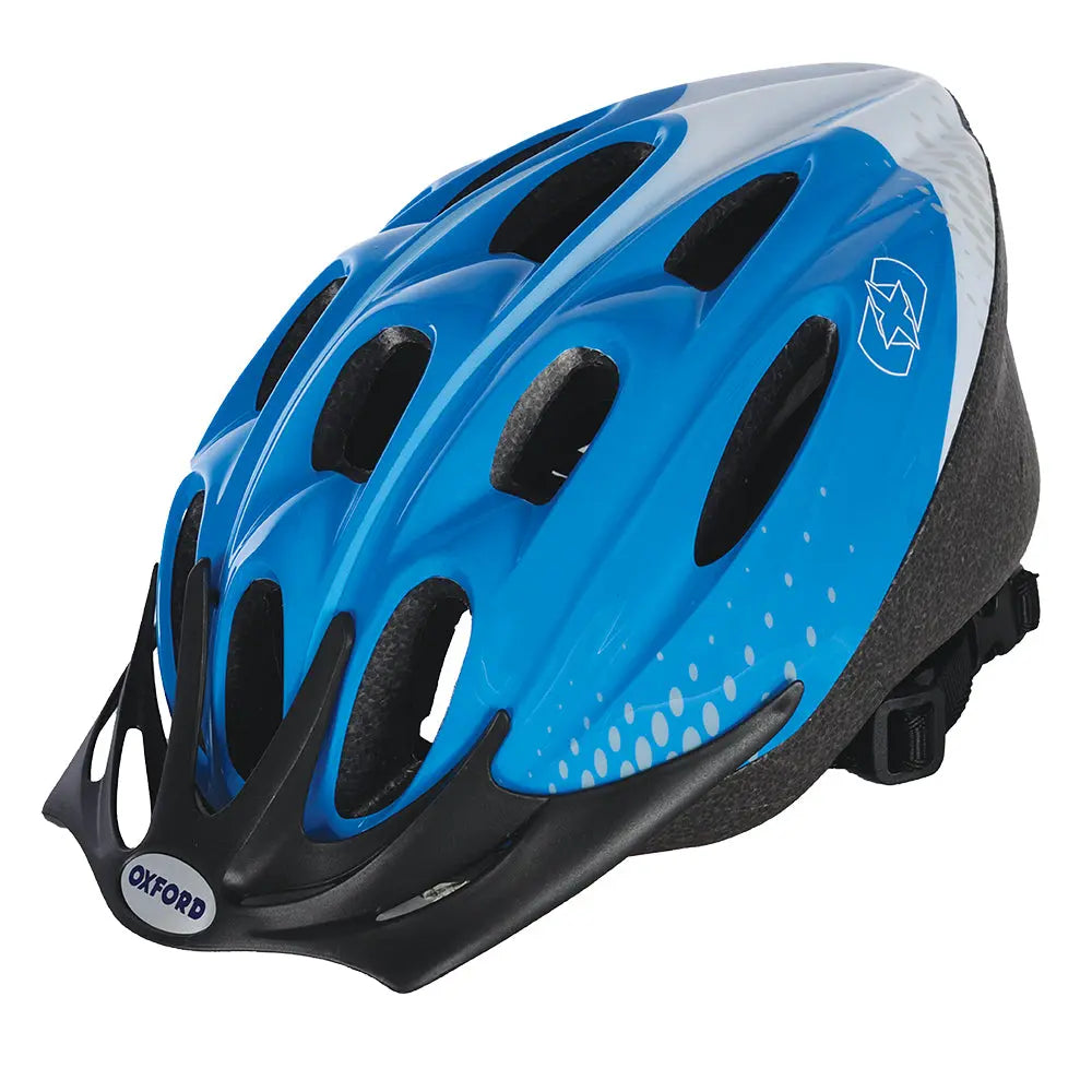 Oxford F15 Helmet Blue / White - FREE UK Shipping, FREE 365 Day Returns | Moto Central