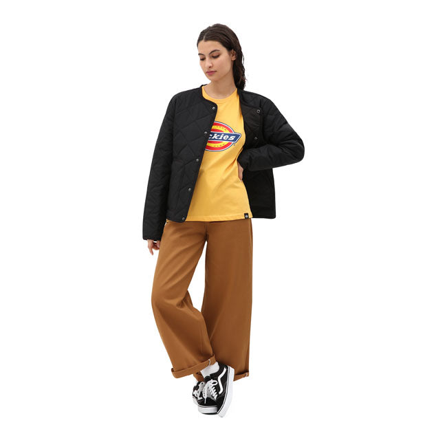 Dickies Icon Logo Ladies T-Shirt Apricot