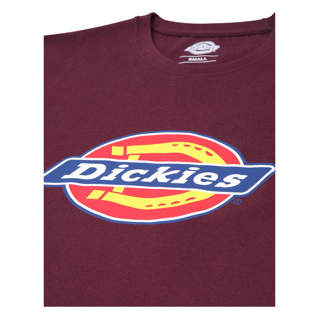 Dickies Icon Logo Ladies T-Shirt Maroon