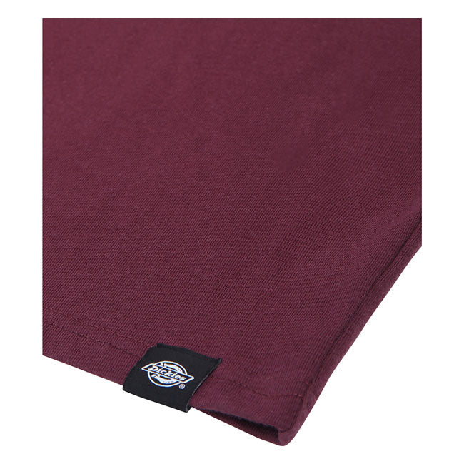 Dickies Icon Logo Ladies T-Shirt Maroon