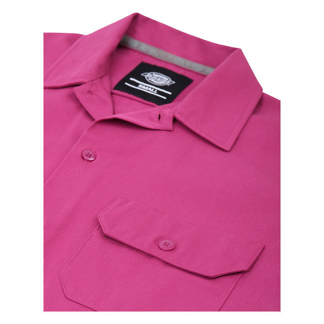 Dickies Silver Grove Ladies Shirt Pink Berry