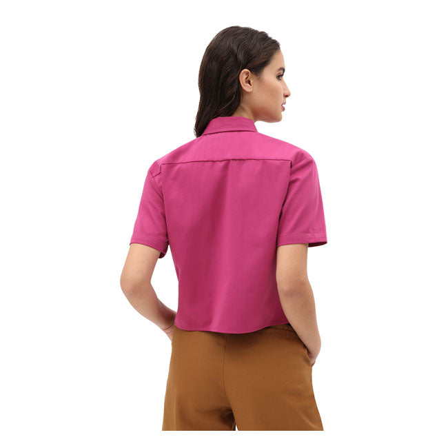 Dickies Silver Grove Ladies Shirt Pink Berry
