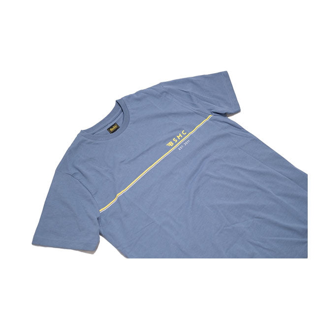 Bike Shed BSMC Wingline T-Shirt Blue