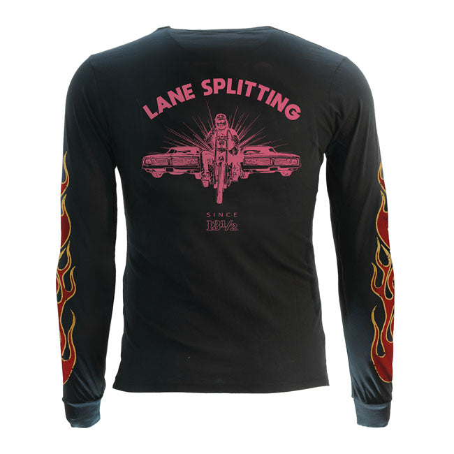 13 And A Half Magazine Ride Like The Wind Long Sleeves T-Shirt Black