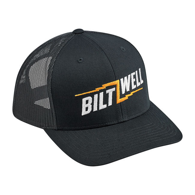 Biltwell Bolts 2 Snapback Cap Black / White / Orange