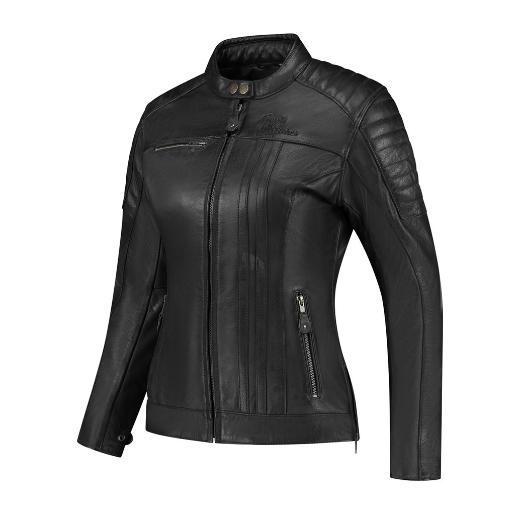 Rusty Stitches Alice Ladies Leather Jacket Black - FREE UK Delivery, FREE 365 Day Returns | Moto Central