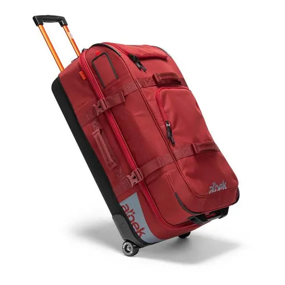 Albek Long Haul Bag Red - 100 Liters - wheeled travel bag view