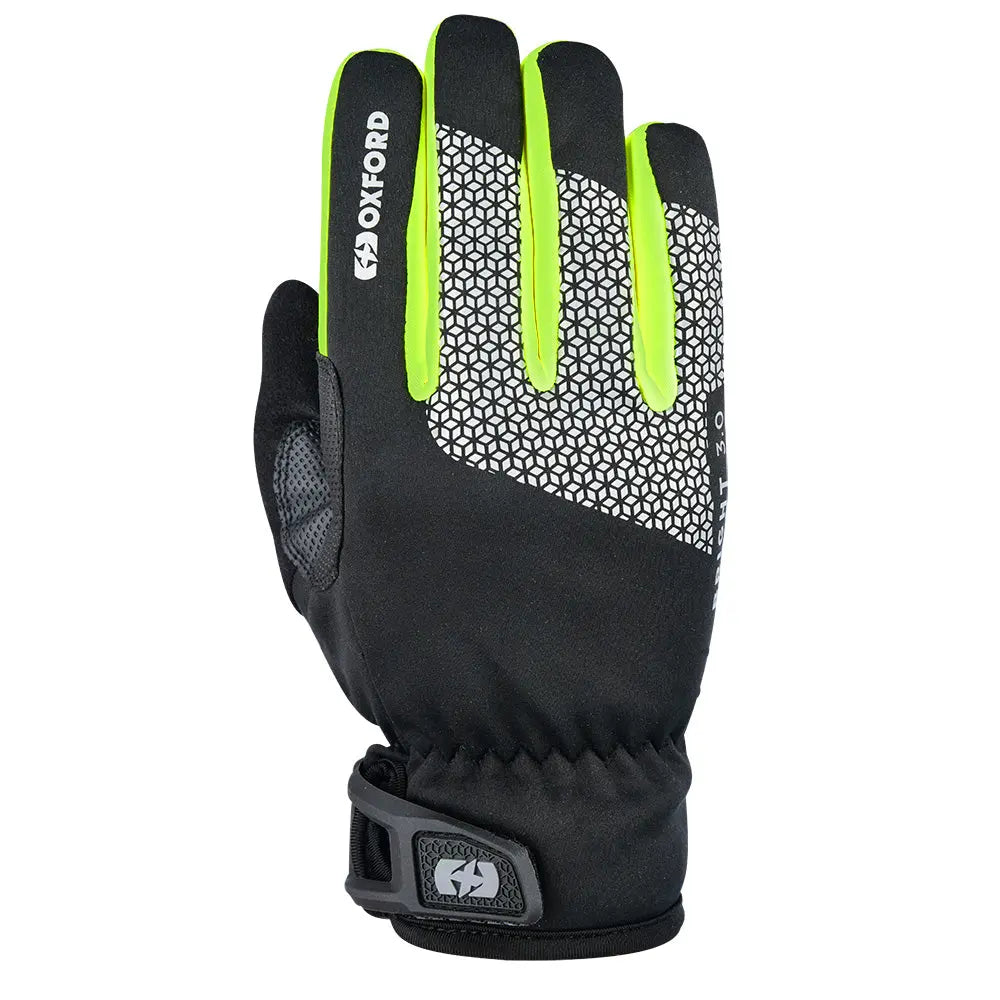 Oxford Bright 3.0 Gloves Black - FREE UK Shipping, FREE 365 Day Returns | Moto Central