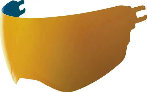 Icon Dropshield Ultra Shield Visor Mirror Gold - FREE UK Shipping, FREE 365 Day Returns | Moto Central