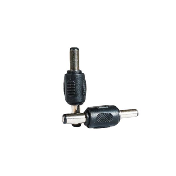 Keis Male To Male Cable Adaptor - Pair - angled pair view