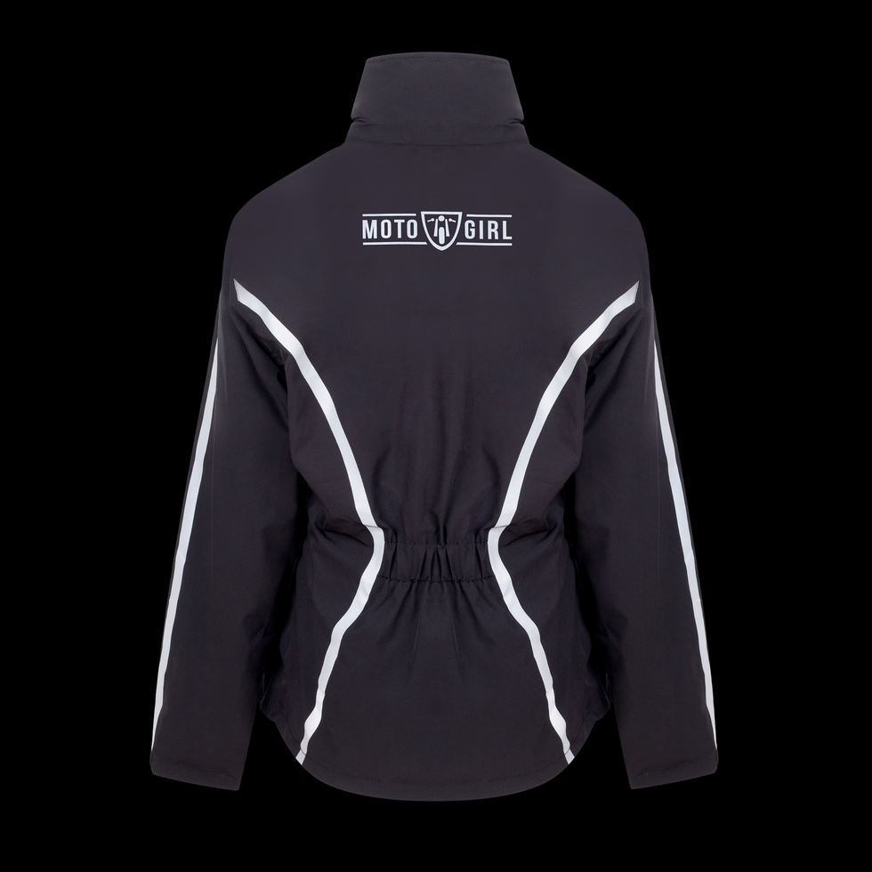 MotoGirl Aqua Shield Waterproof Jacket Black FREE UK Delivery, FREE 365 Day Returns | Moto Central