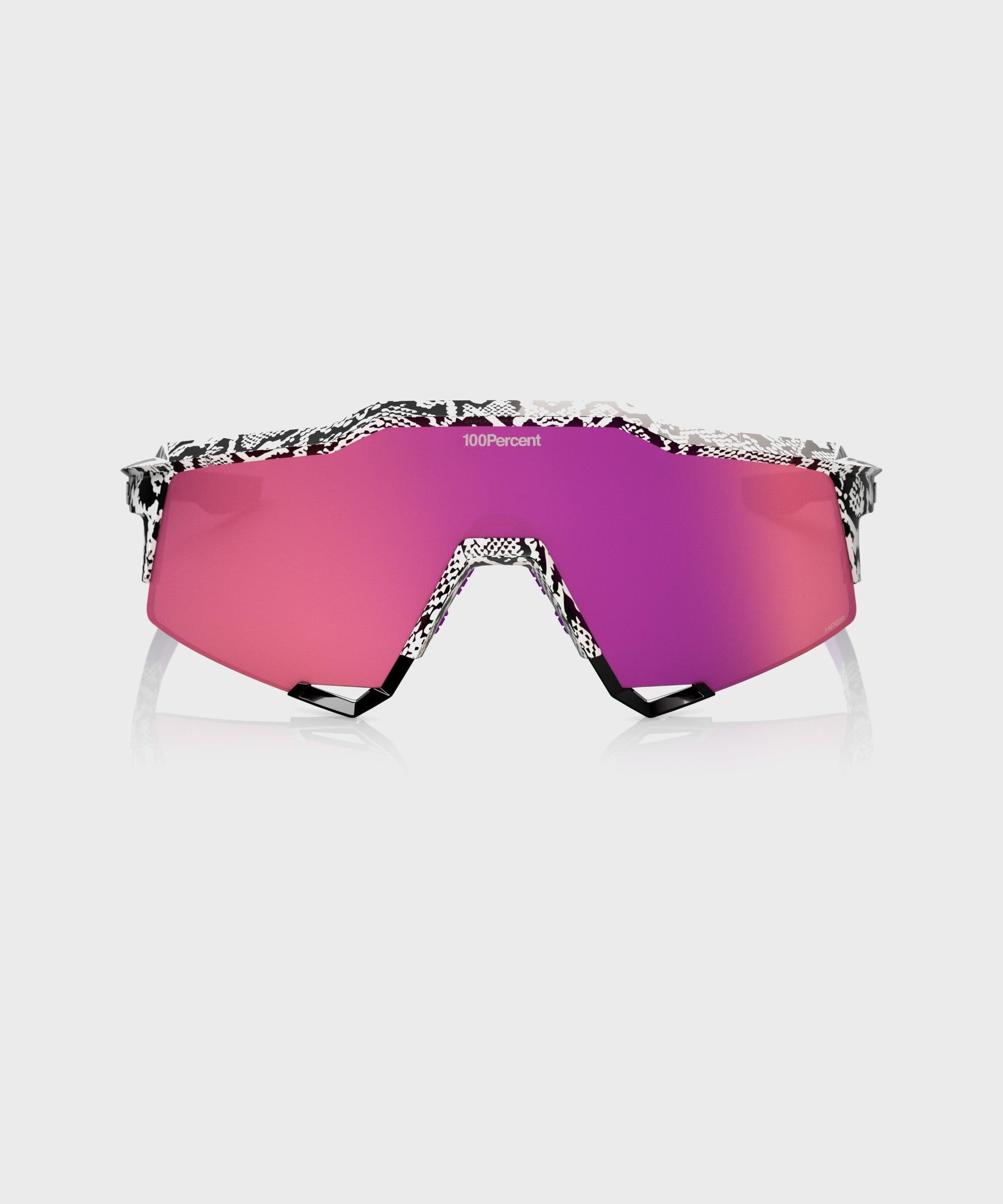 100% Speedcraft LE Elly 3 Glasses Gloss White / HiPER Dark Purple Mirror Lens - FREE UK Shipping, FREE 365 Day Returns | Moto Central