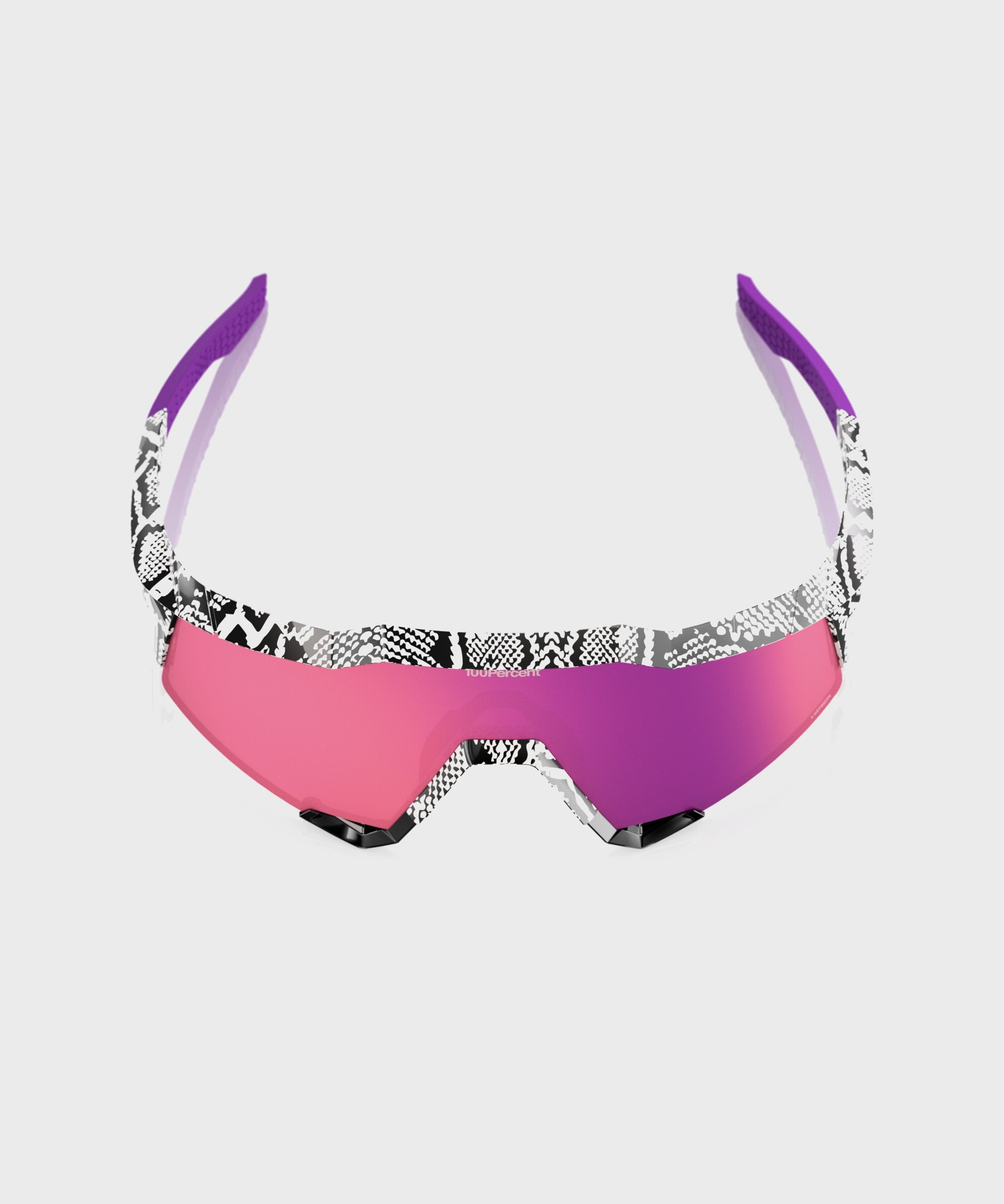 100% Speedcraft LE Elly 3 Glasses Gloss White / HiPER Dark Purple Mirror Lens - FREE UK Shipping, FREE 365 Day Returns | Moto Central