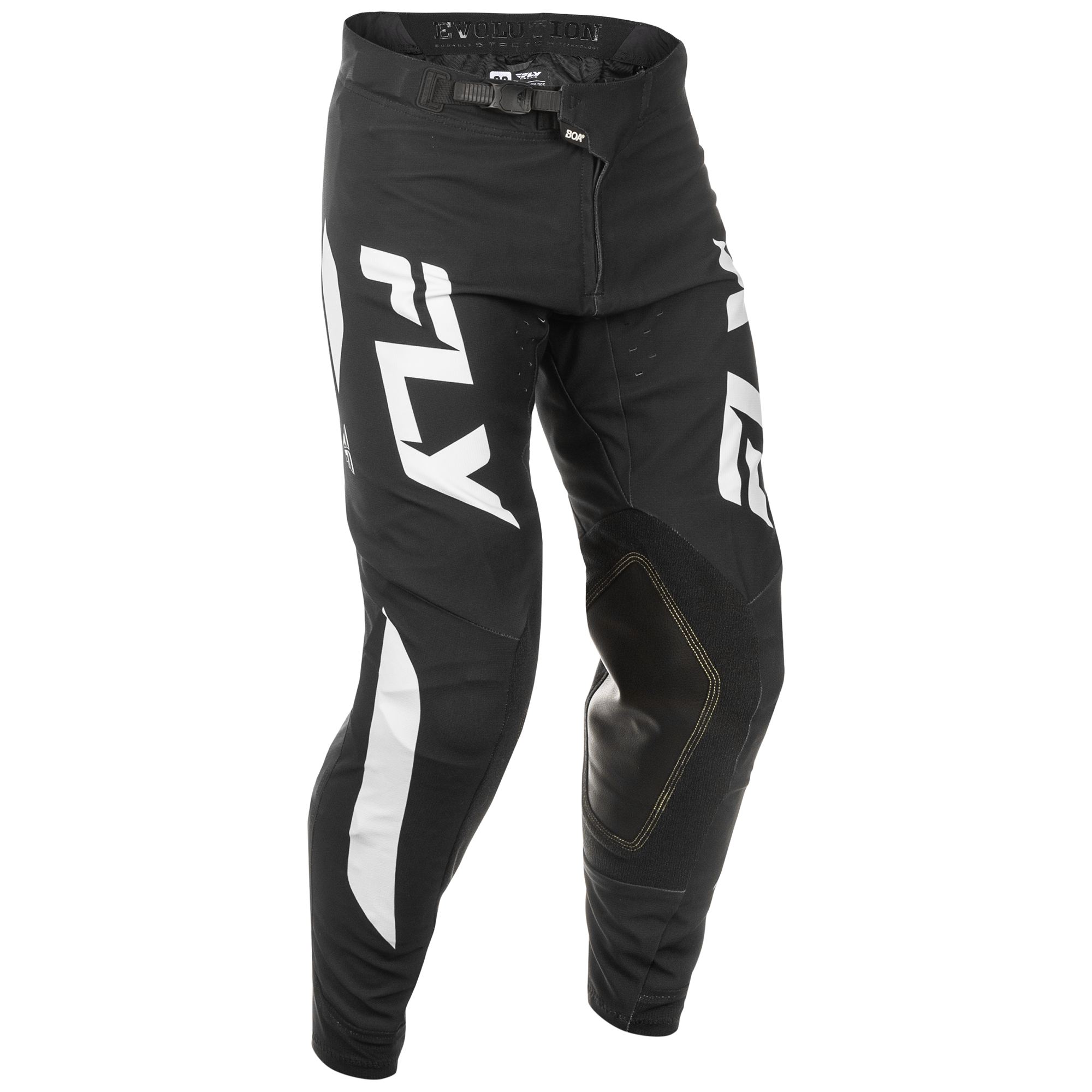 Fly Racing Evo DST MX Trouser Black / White / Purple - FREE UK Shipping, FREE 365 Day Returns | Moto Central