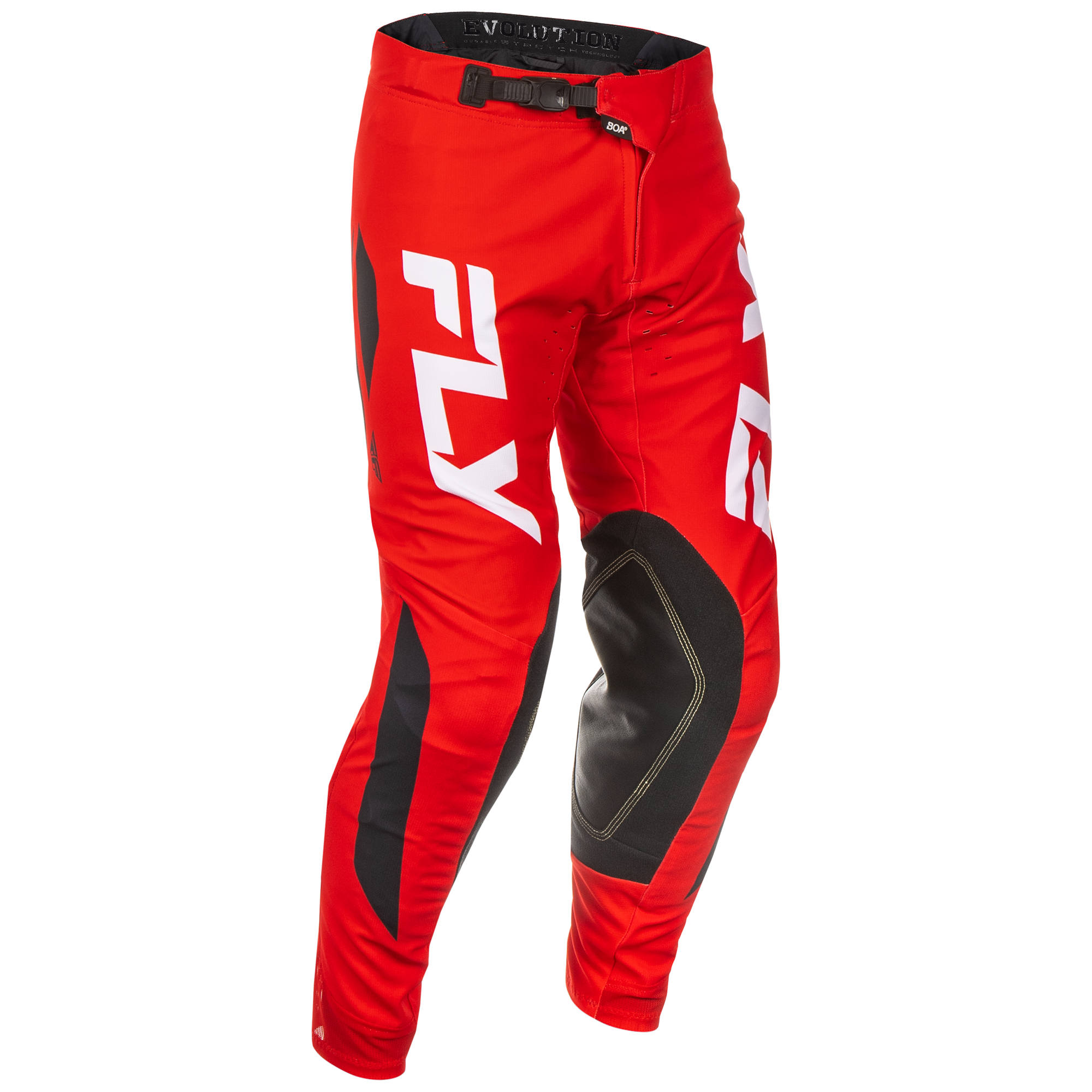 Fly Racing Evo DST MX Trouser Red / White / Black - FREE UK Shipping, FREE 365 Day Returns | Moto Central