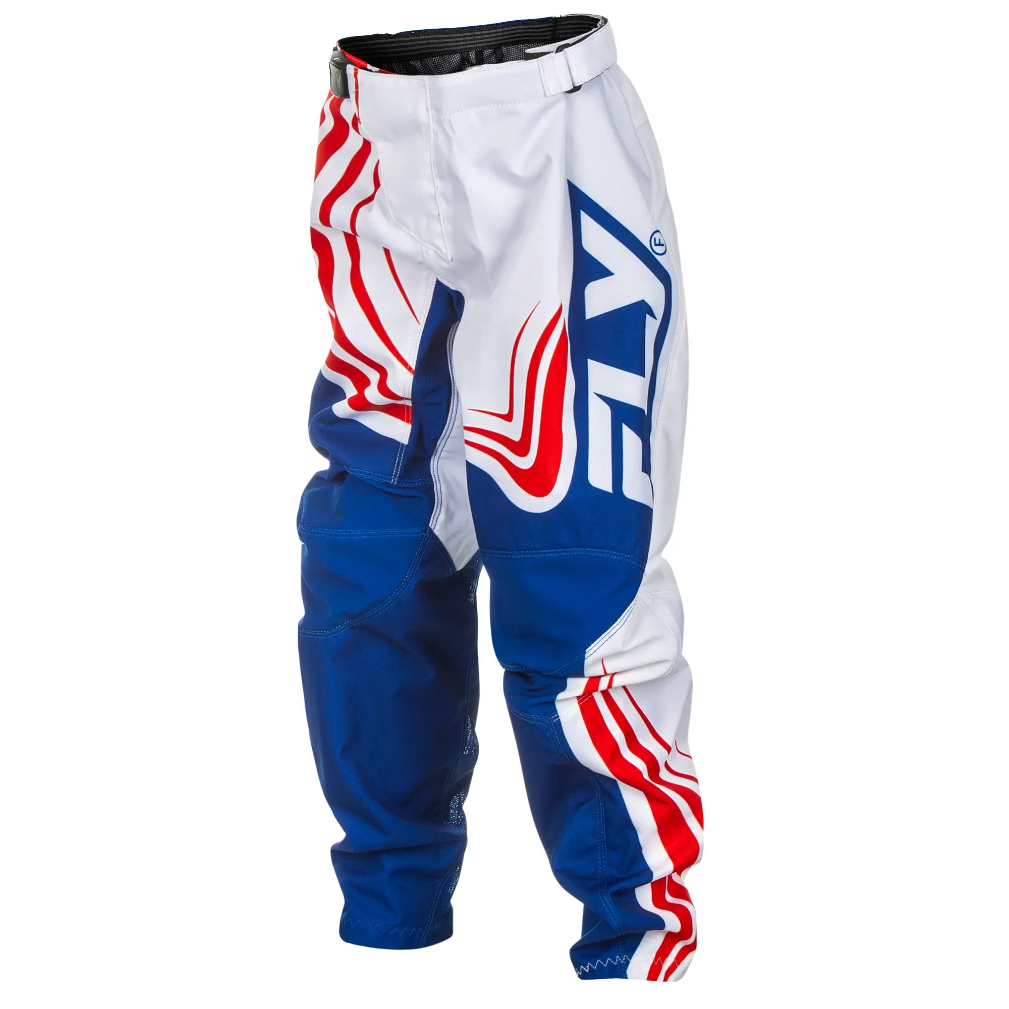Fly Racing F-16 Youth MX Trouser Red / White / Blue - FREE UK Shipping, FREE 365 Day Returns | Moto Central