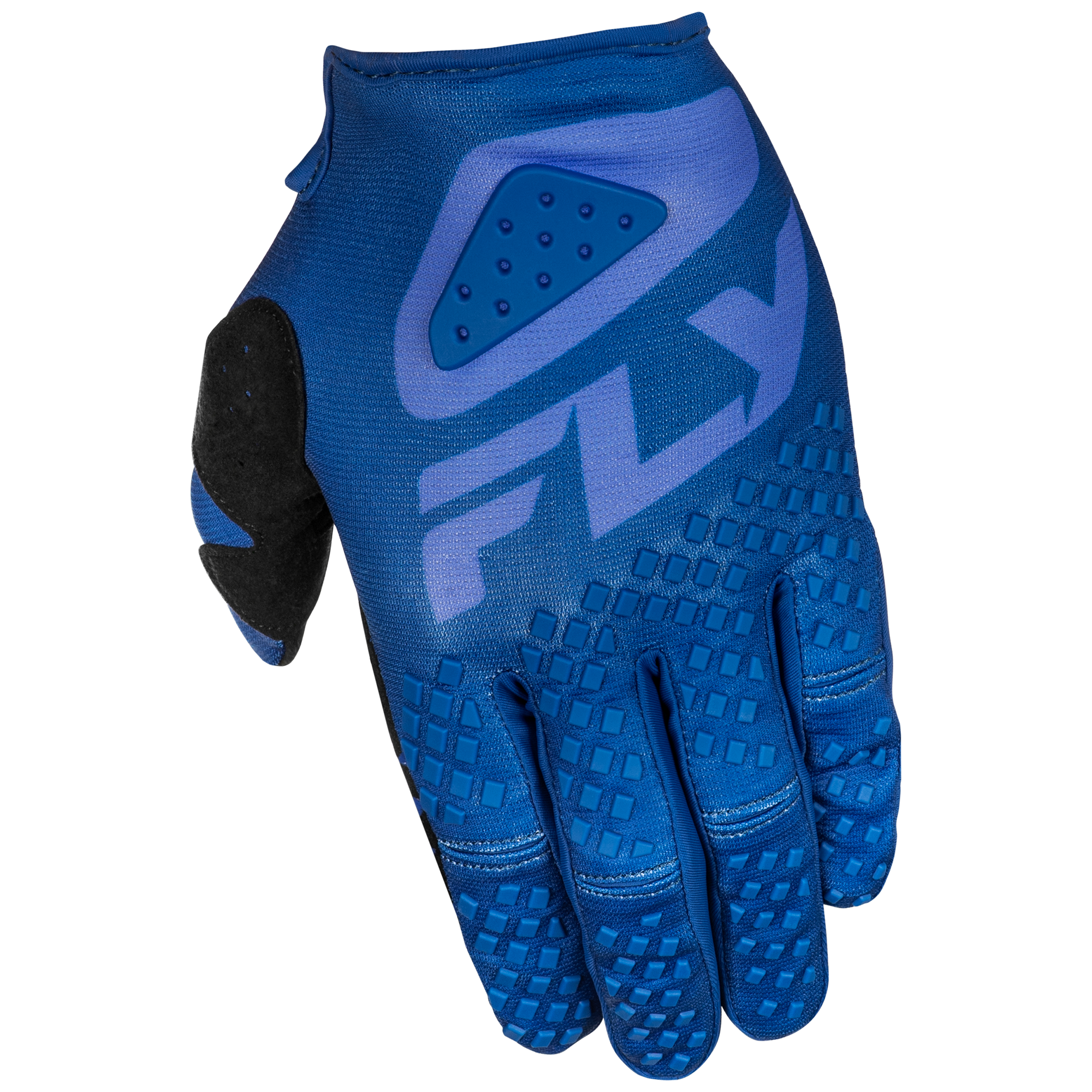 Fly Racing Kinetic SYM MX Gloves Ultramarine / Dark Blue - FREE UK Shipping, FREE 365 Day Returns | Moto Central