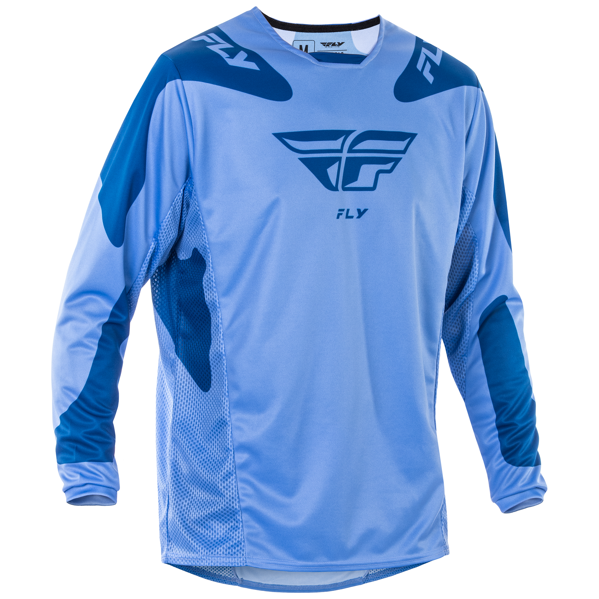 Fly Racing Kinetic SYM MX Jersey Ultramarine / Dark Blue - FREE UK Shipping, FREE 365 Day Returns | Moto Central