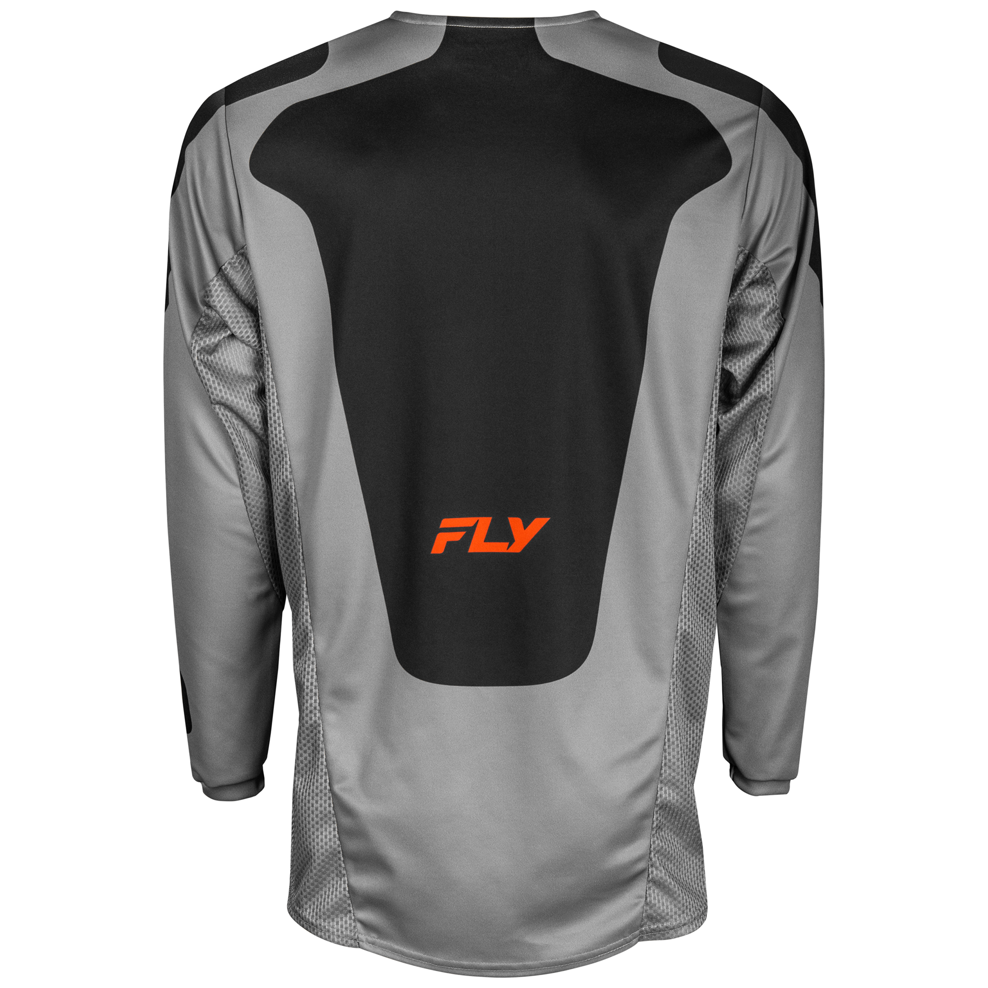 Fly Racing Kinetic SYM MX Jersey Grey / Orange / Black - FREE UK Shipping, FREE 365 Day Returns | Moto Central