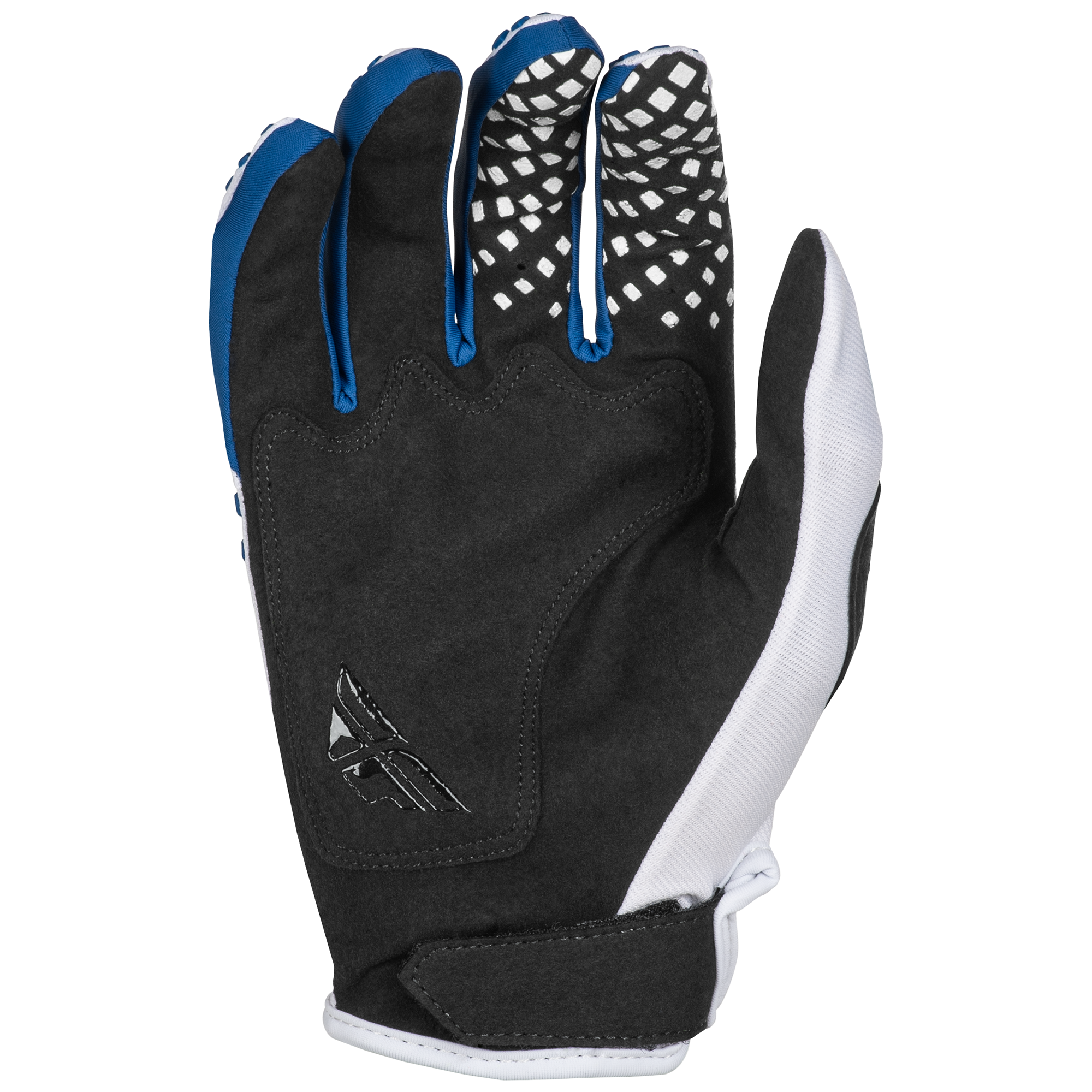 Fly Racing Kinetic Centre MX Gloves Navy / White - FREE UK Shipping, FREE 365 Day Returns | Moto Central