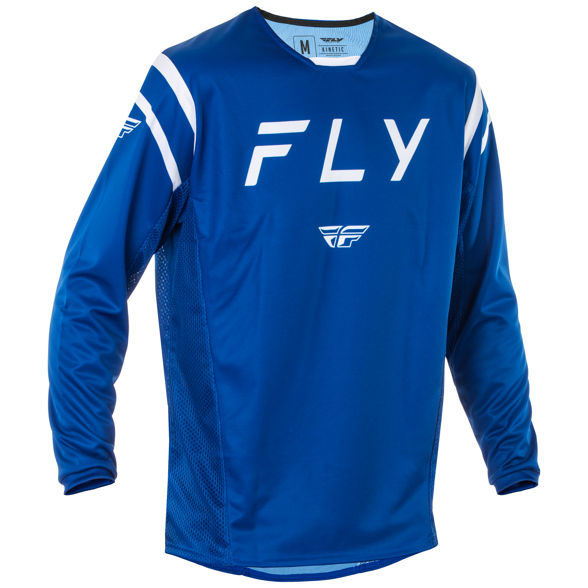Fly Racing Kinetic Centre MX Jersey Navy / White - FREE UK Shipping, FREE 365 Day Returns | Moto Central