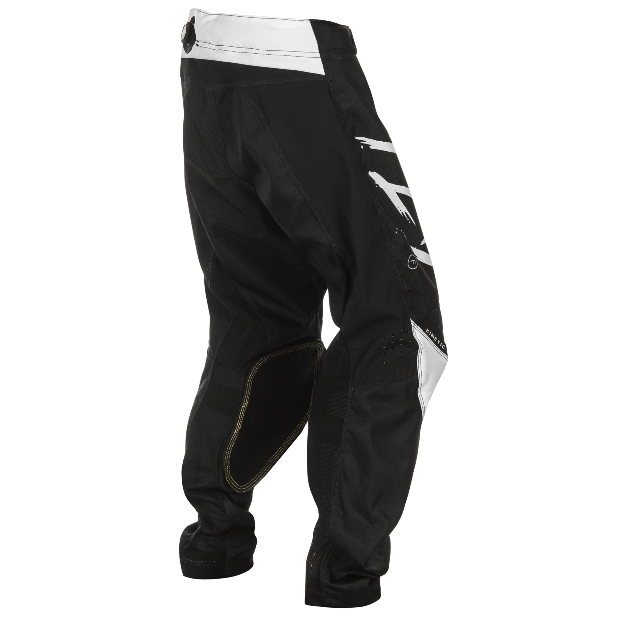 Fly Racing Kinetic Stoke Youth MX Trouser Black / White - FREE UK Shipping, FREE 365 Day Returns | Moto Central