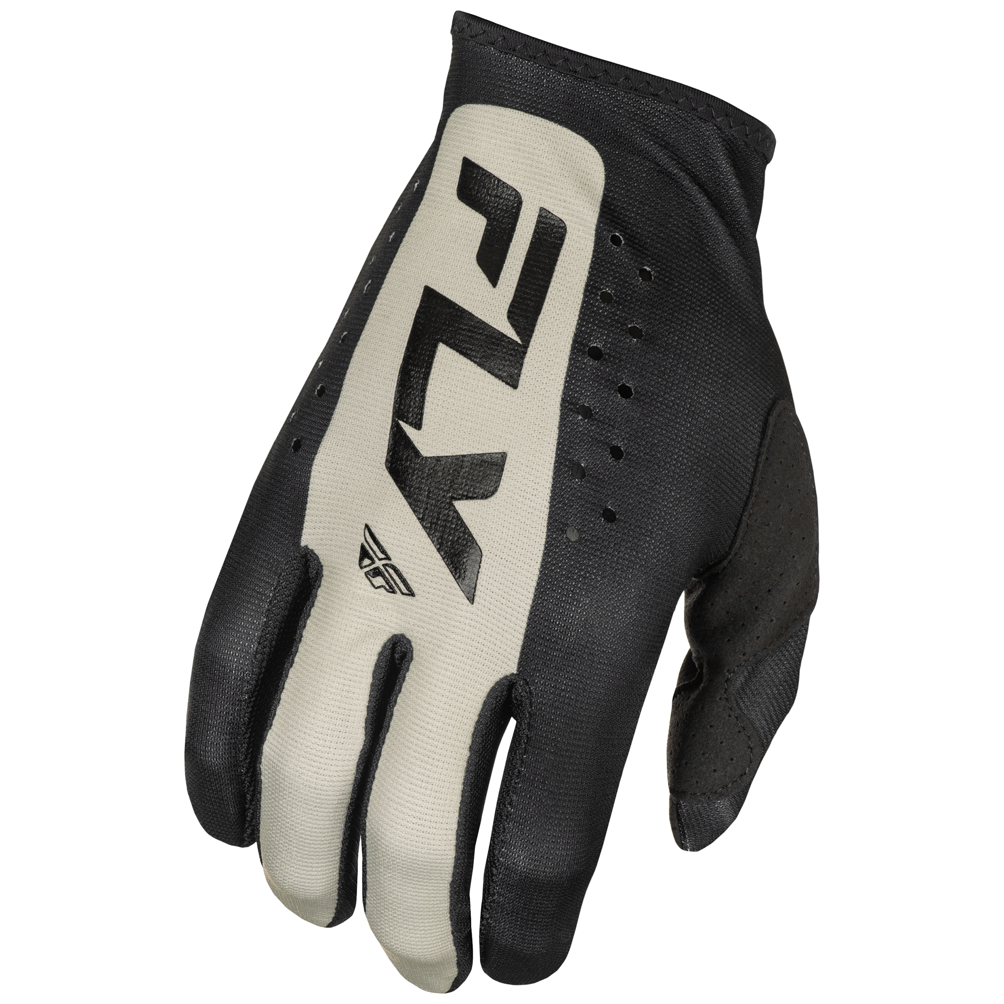 Fly Racing Lite MX Gloves Black / Grey - FREE UK Shipping, FREE 365 Day Returns | Moto Central