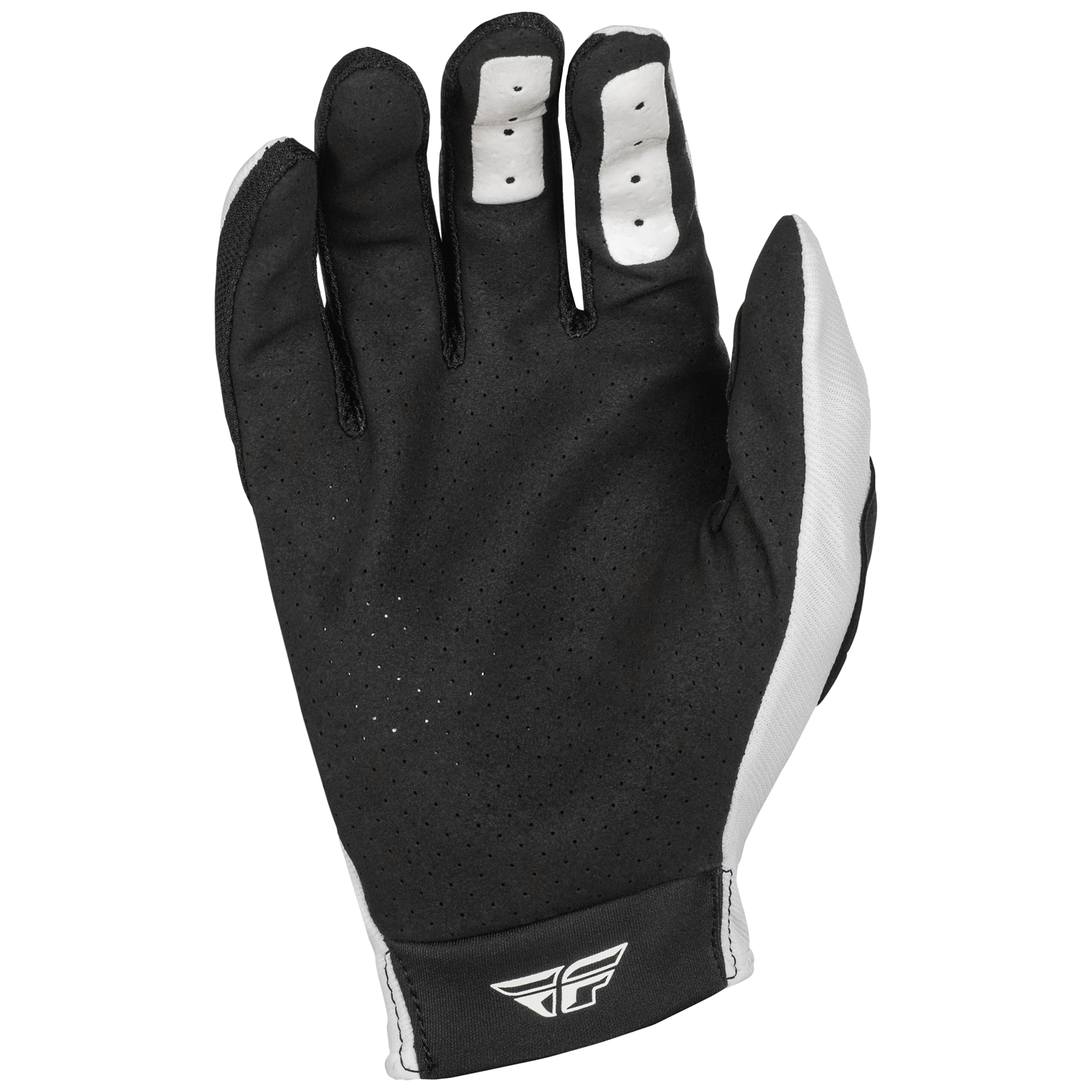Fly Racing Lite MX Gloves White / Black - FREE UK Shipping, FREE 365 Day Returns | Moto Central