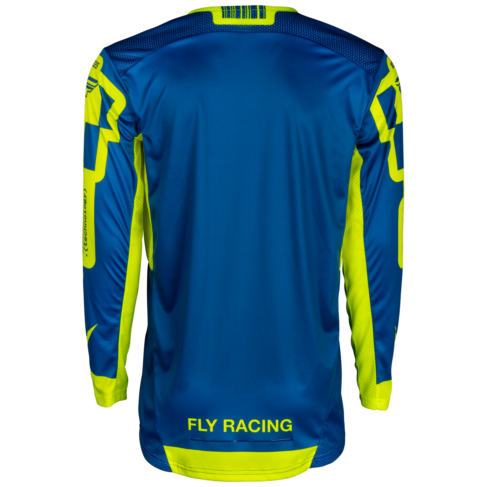 Fly Racing Lite MX Jersey Lancer LE Navy / Hi-Viz - FREE UK Shipping, FREE 365 Day Returns | Moto Central