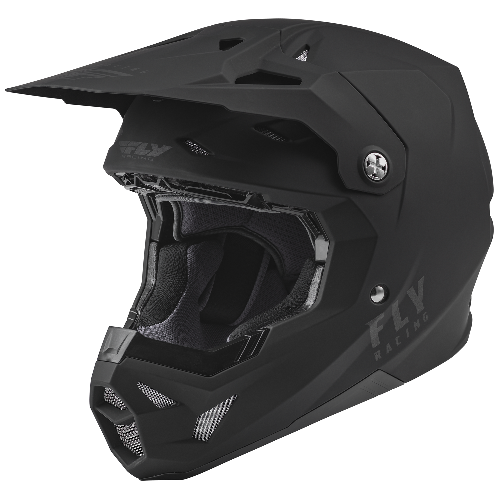 Fly Racing Formula CP Solid Matte Black - FREE UK Shipping, FREE 365 Day Returns | Moto Central