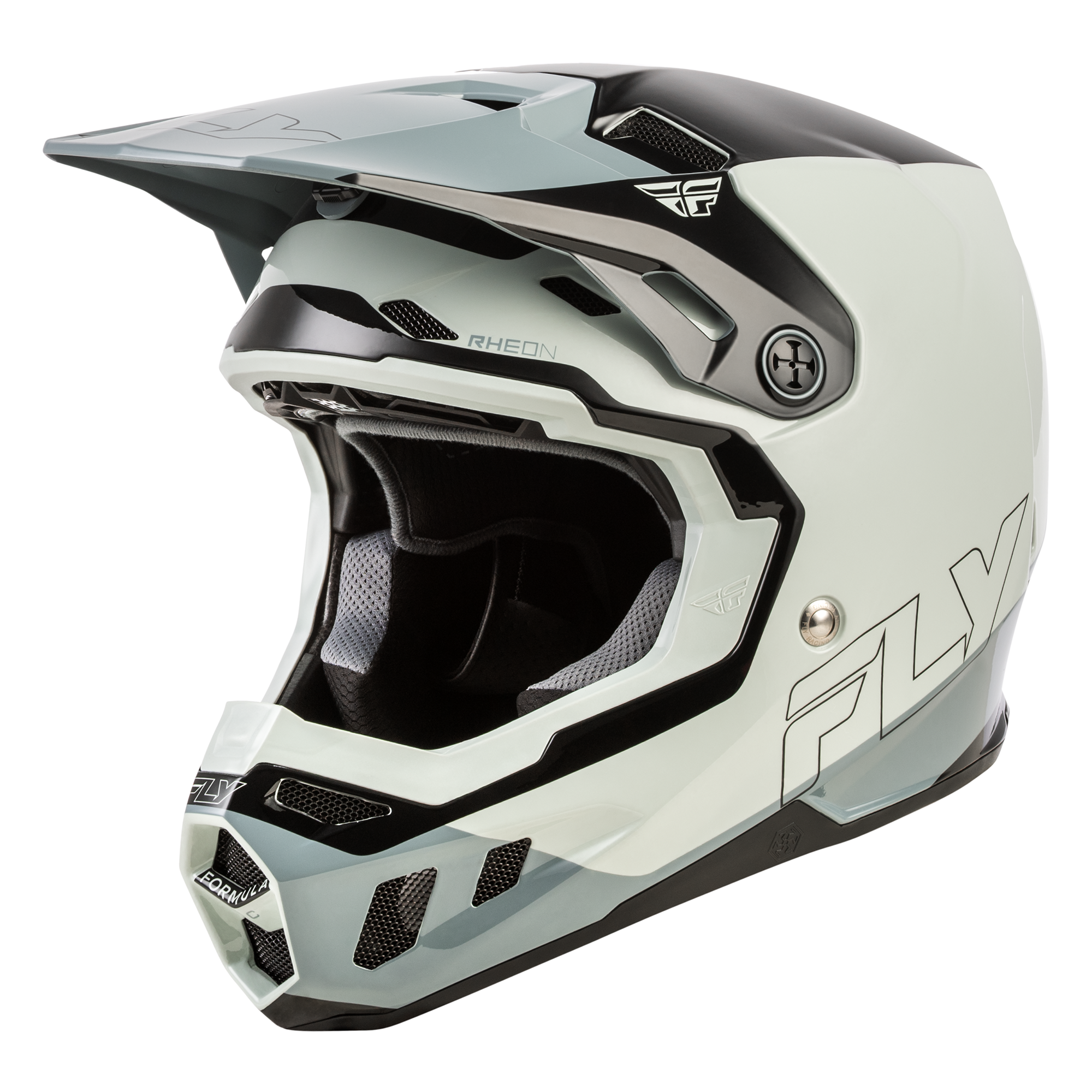 Fly Racing Formula CC Glide Grey / Light Grey / Black - FREE UK Shipping, FREE 365 Day Returns | Moto Central