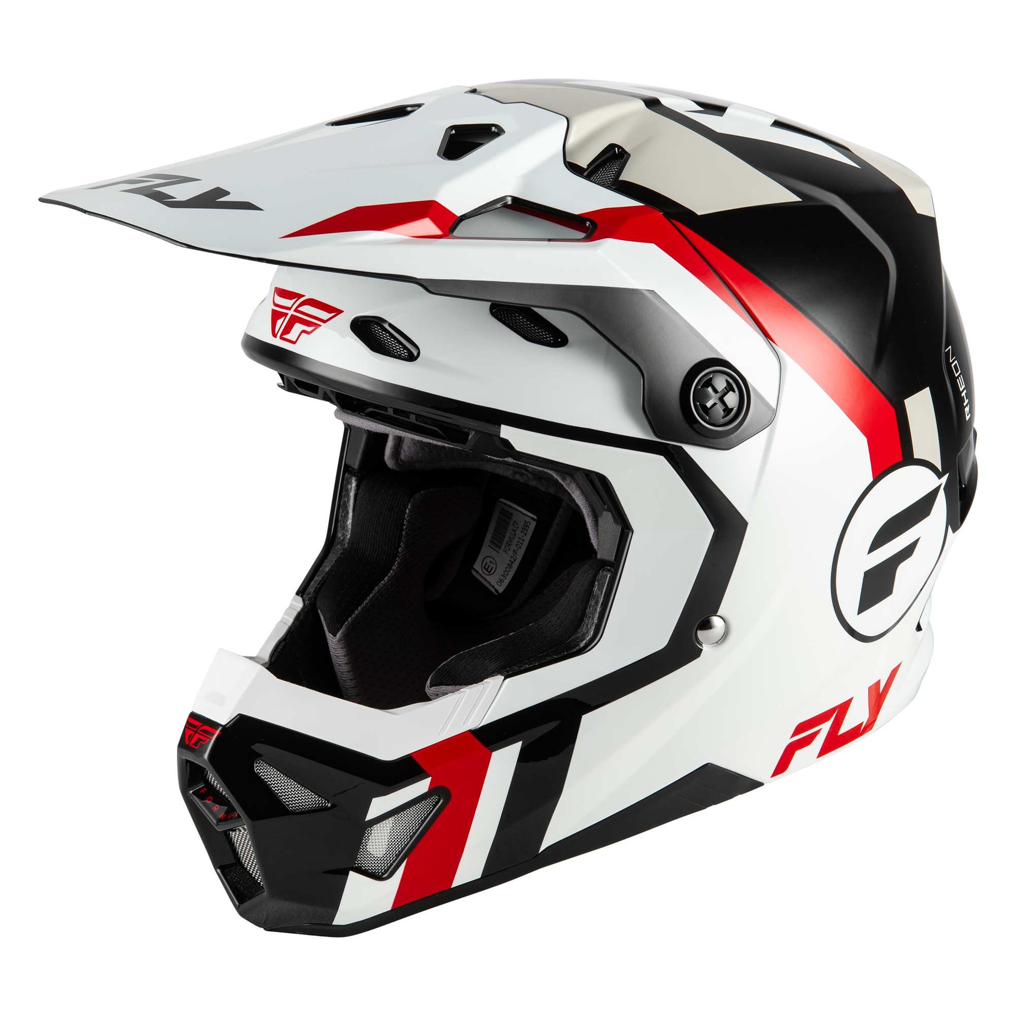 Fly Racing Formula CP Seal White / Black / Red - FREE UK Shipping, FREE 365 Day Returns | Moto Central