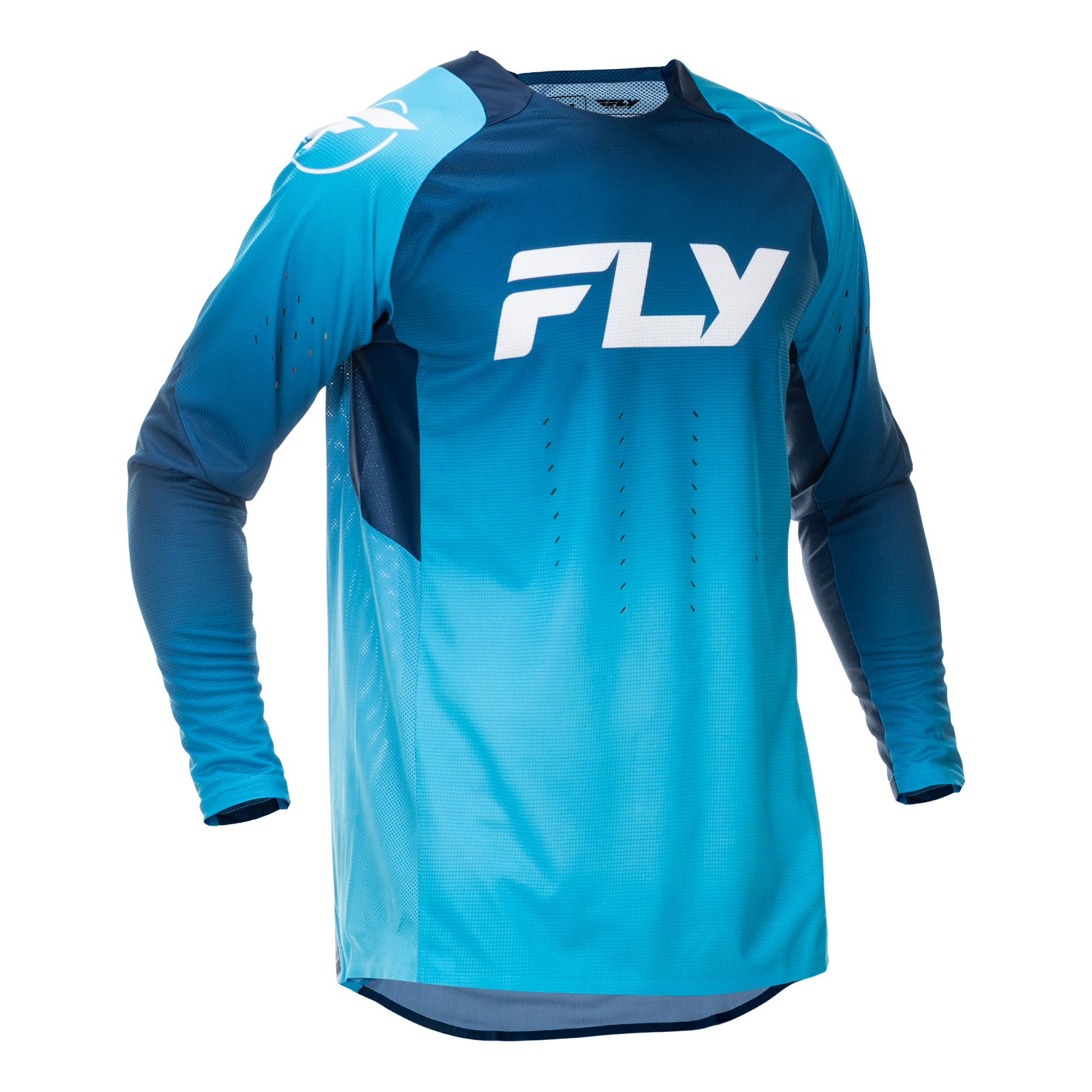 Fly Racing Evo DST MX Jersey Blue / White - FREE UK Shipping, FREE 365 Day Returns | Moto Central
