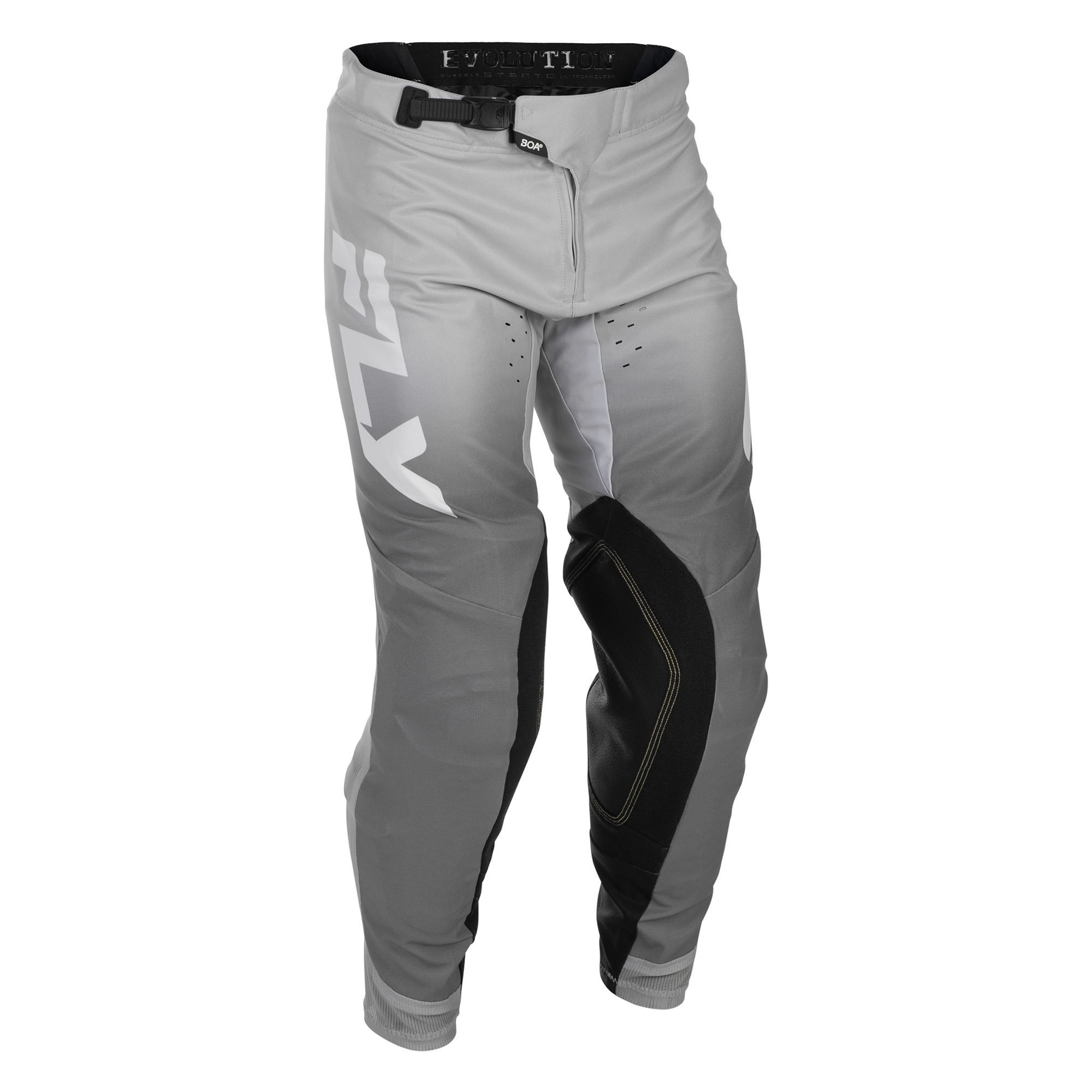 Fly Racing Evo DST MX Trouser White / Grey - FREE UK Shipping, FREE 365 Day Returns | Moto Central