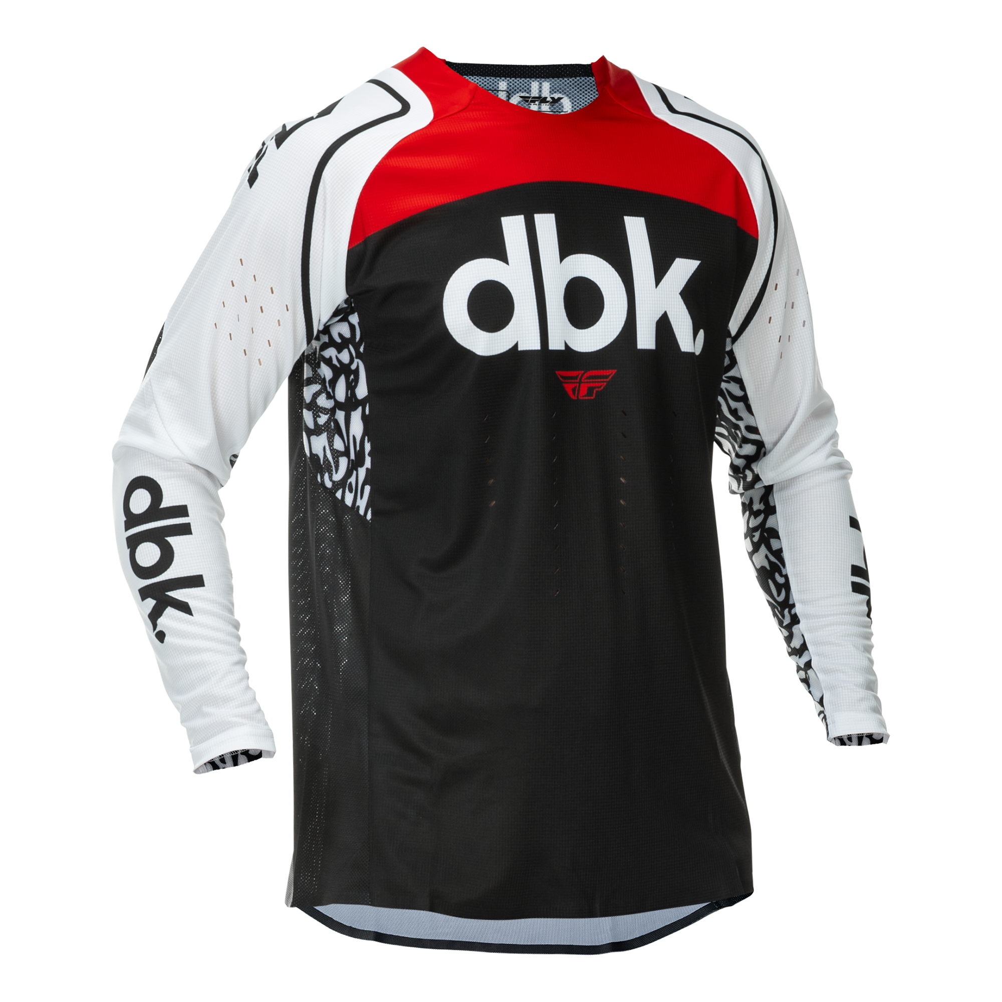 Fly Racing Evo DST DBK MX Jersey Black / White / Red - FREE UK Shipping, FREE 365 Day Returns | Moto Central