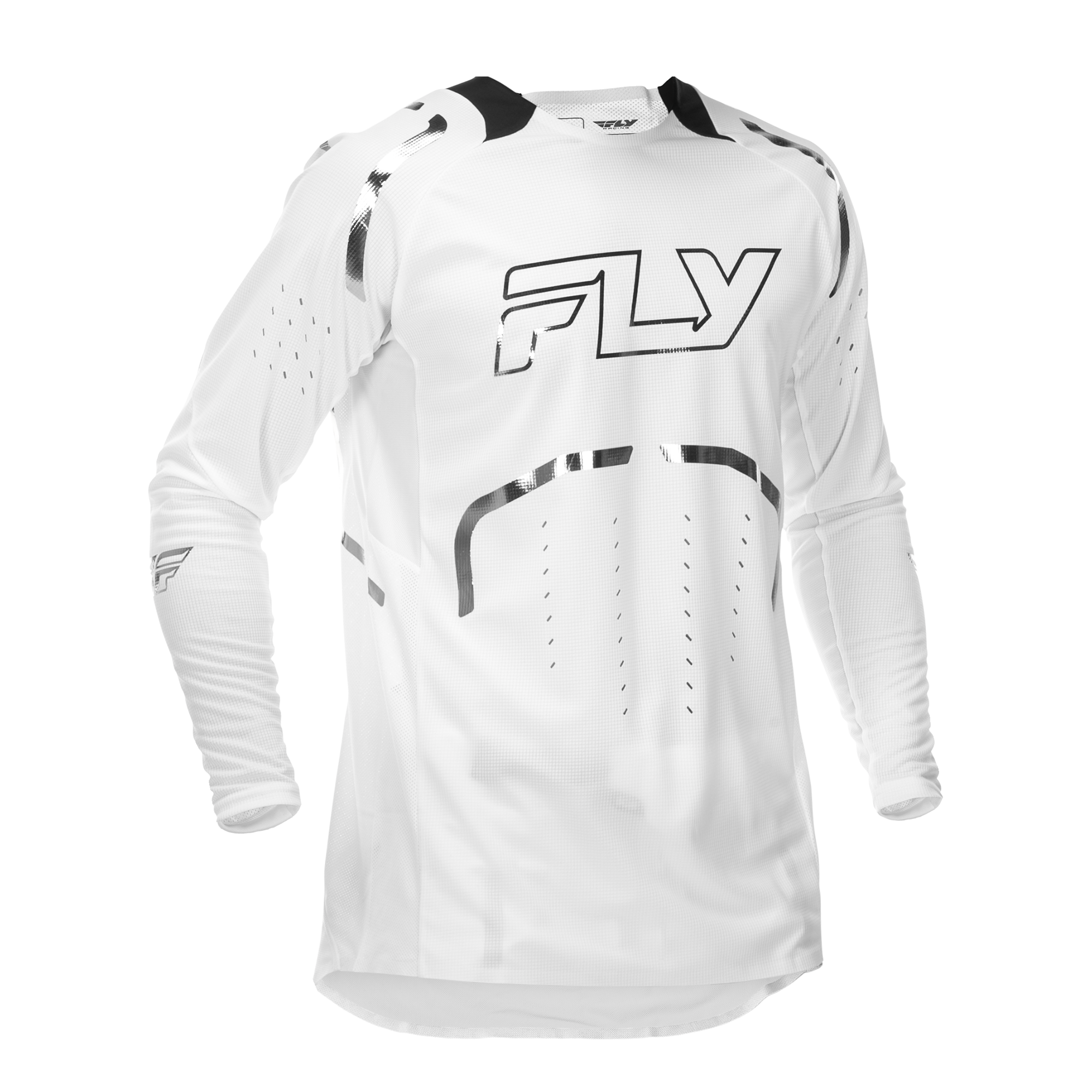 Fly Racing Evo DST LE Flash MX Jersey White / Silver - FREE UK Shipping, FREE 365 Day Returns | Moto Central