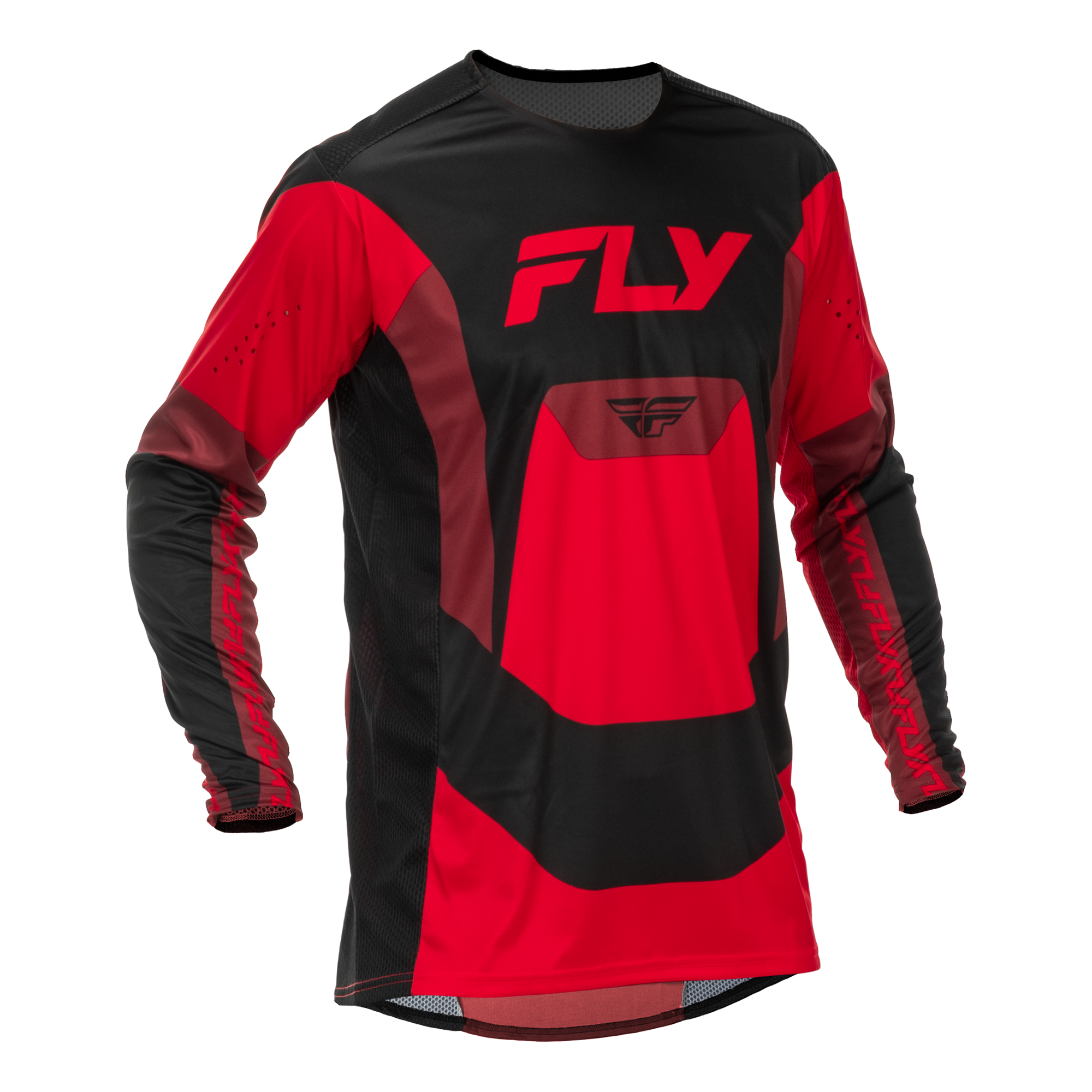 Fly Racing Lite 2026 MX Jersey Black / Red - FREE UK Shipping, FREE 365 Day Returns | Moto Central