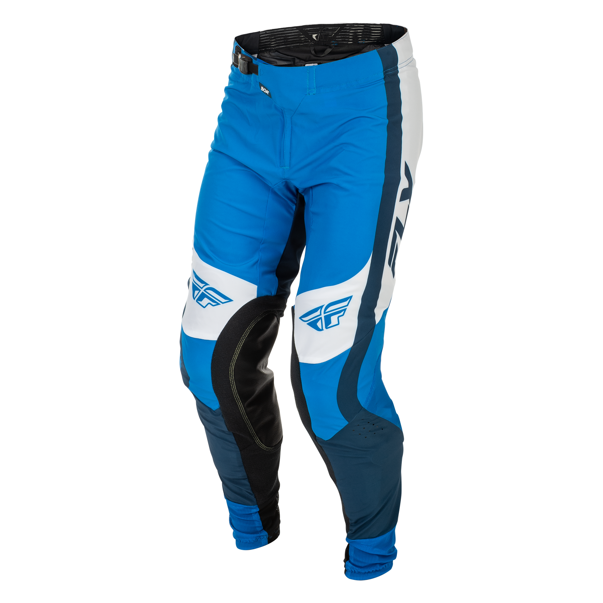 Fly Racing Lite MX Trouser Blue / White - FREE UK Shipping, FREE 365 Day Returns | Moto Central